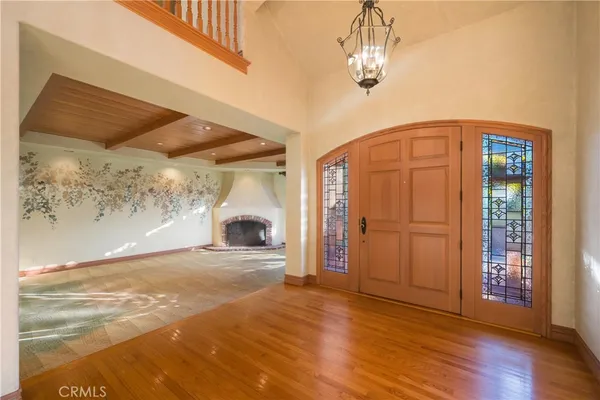 a view of an empty room