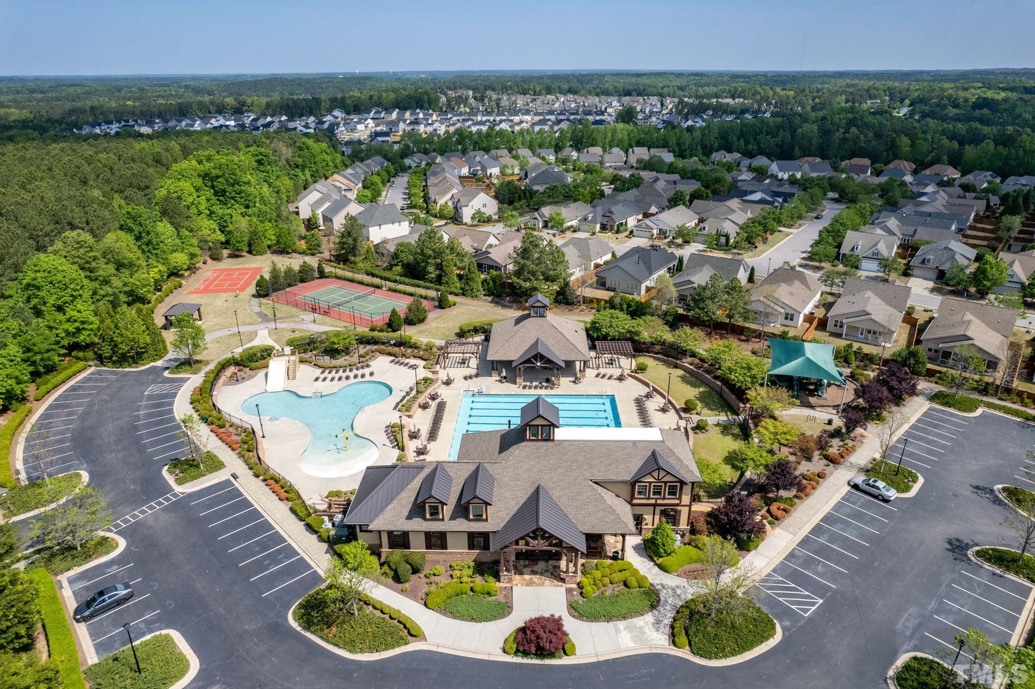 2956 Casona Way Raleigh, NC 27616 - Photo 27 of 27 an aerial view of multiple house
