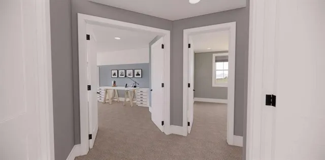 a view of a bathroom with a shower and a sink