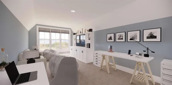 a view of a bathroom with a shower and a sink