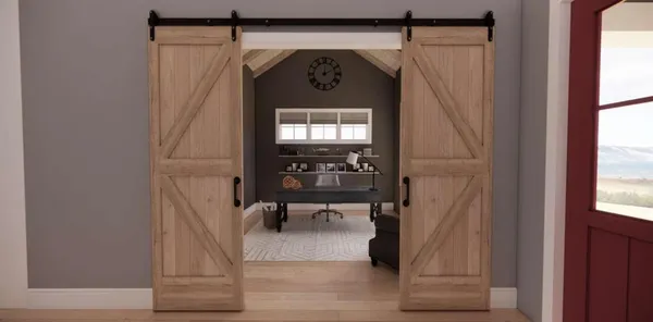 a view of living room with furniture and window