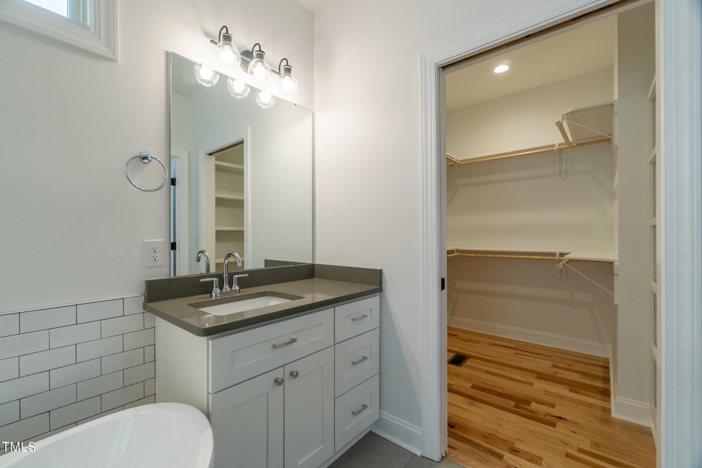 206 Goose Lane Mebane, NC 27302 - Photo 24 of 37 a bathroom with a granite countertop sink toilet and mirror