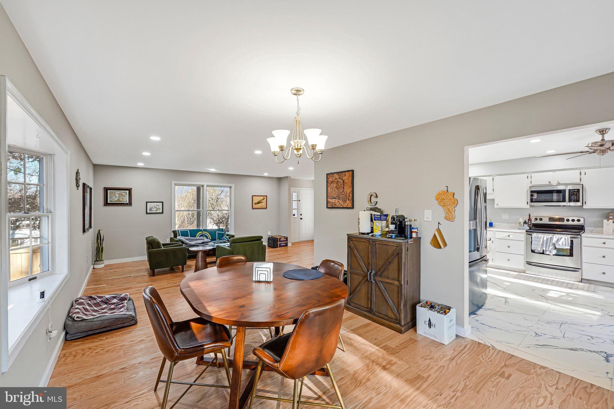9403 Talisman Drive Vienna, VA 22182 - Photo 13 of 35 General View overlooking DR, LR, & Kitchen Entry