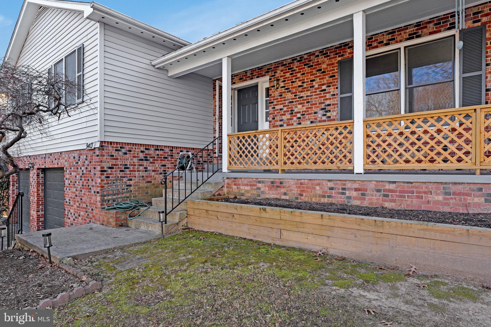 9403 Talisman Drive Vienna, VA 22182 - Photo 4 of 35 Exterior Front Patio View
