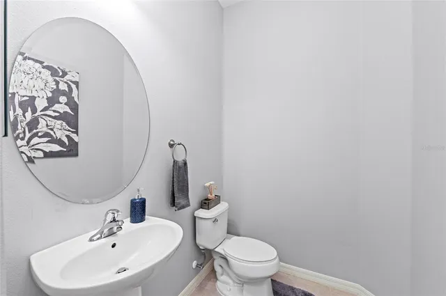 a view of a big yard with large trees