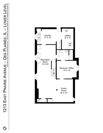 $539,000 | 1213 East Prairie Avenue, Des Plaines, IL 60016