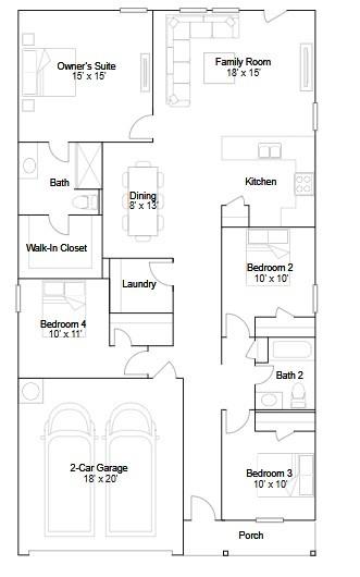 9204 Schram Road Fort Worth, TX 76179 - Photo 17 of 17 Floor plan