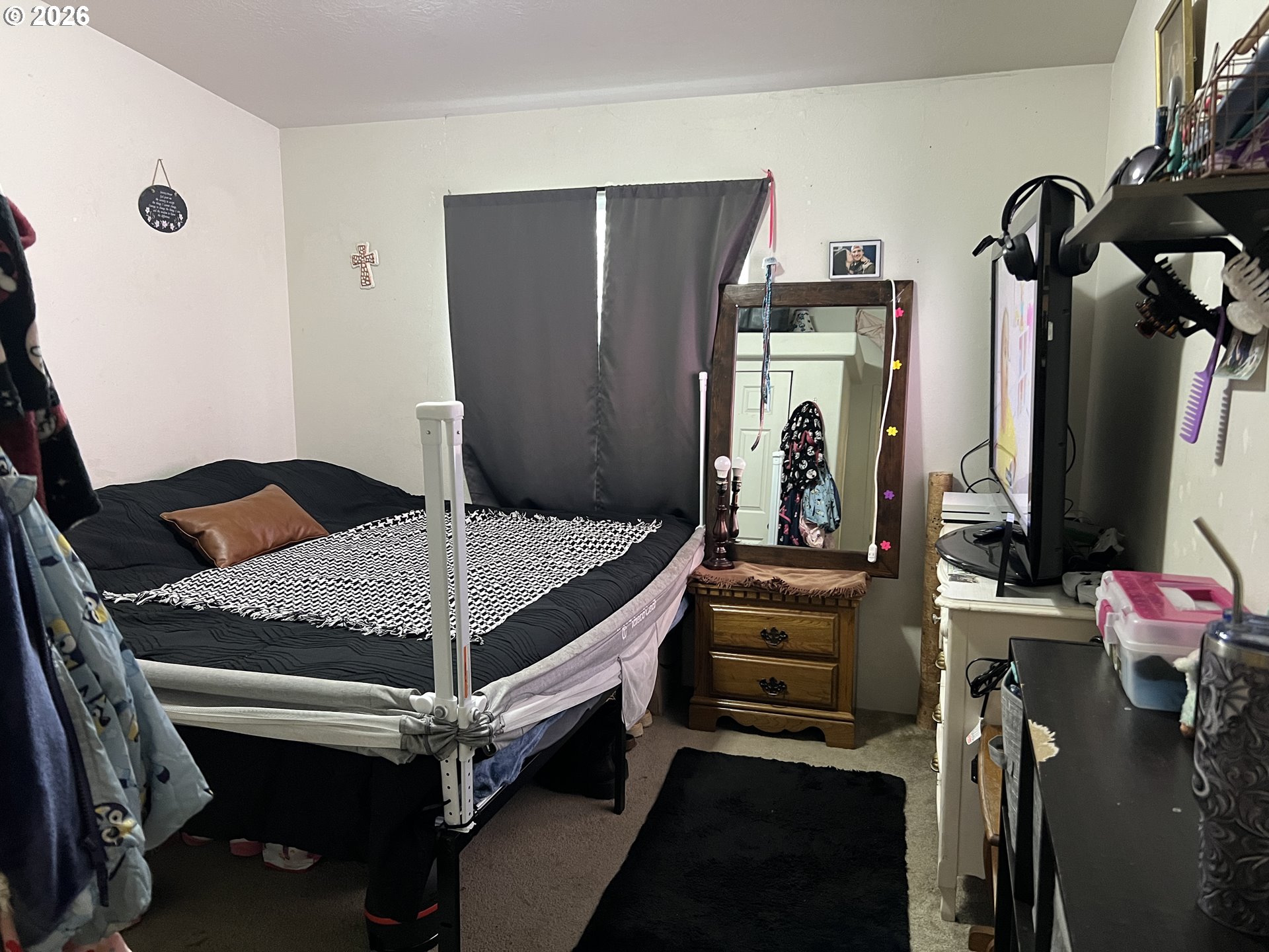 210 Northwest Grinstead Street Siletz, OR 97380 - Photo 24 of 29 a view of a room with gym equipment
