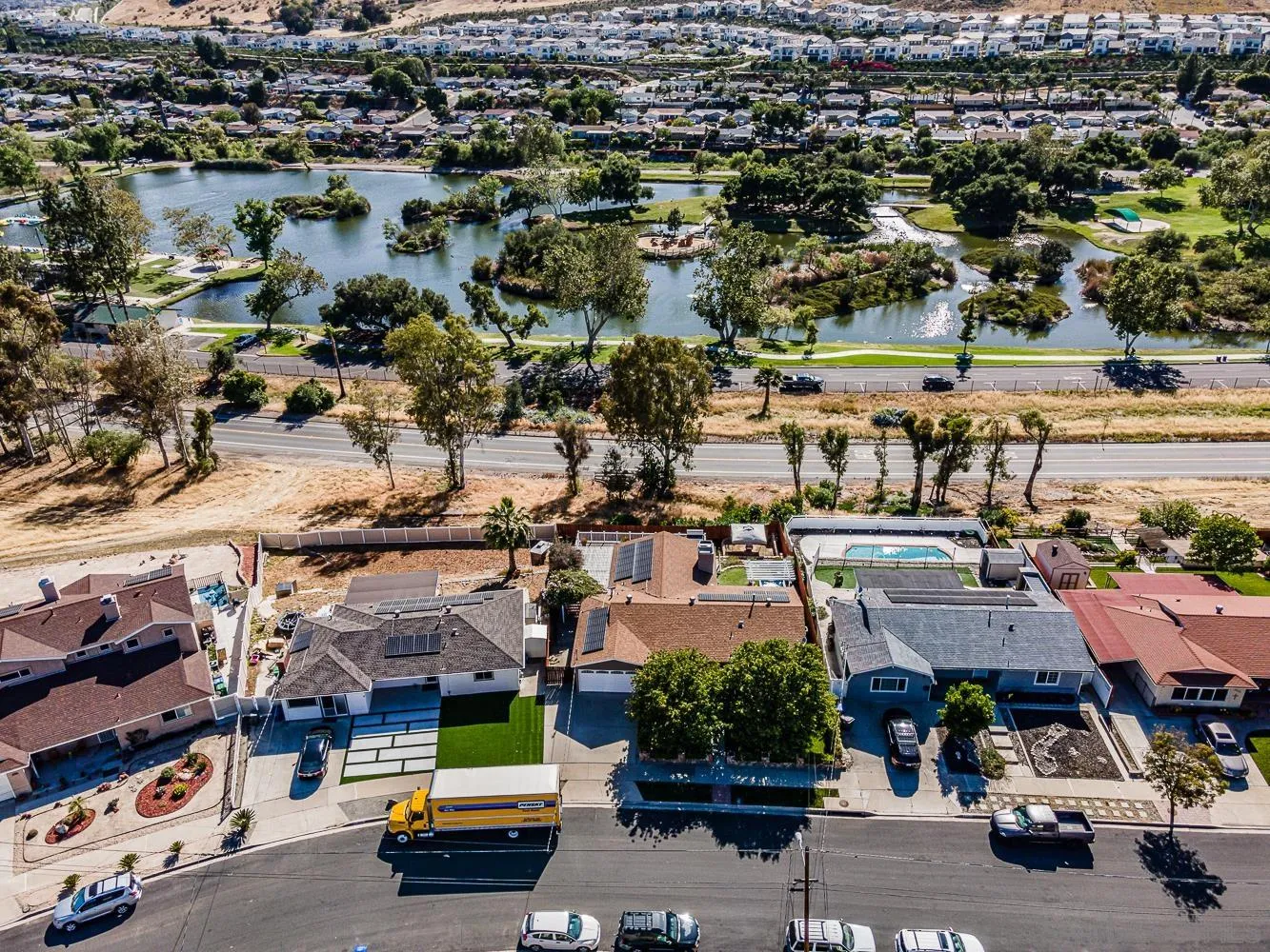 9213 Dalehurst Road Santee, CA 92071 - Photo 1 of 31 an aerial view of a city