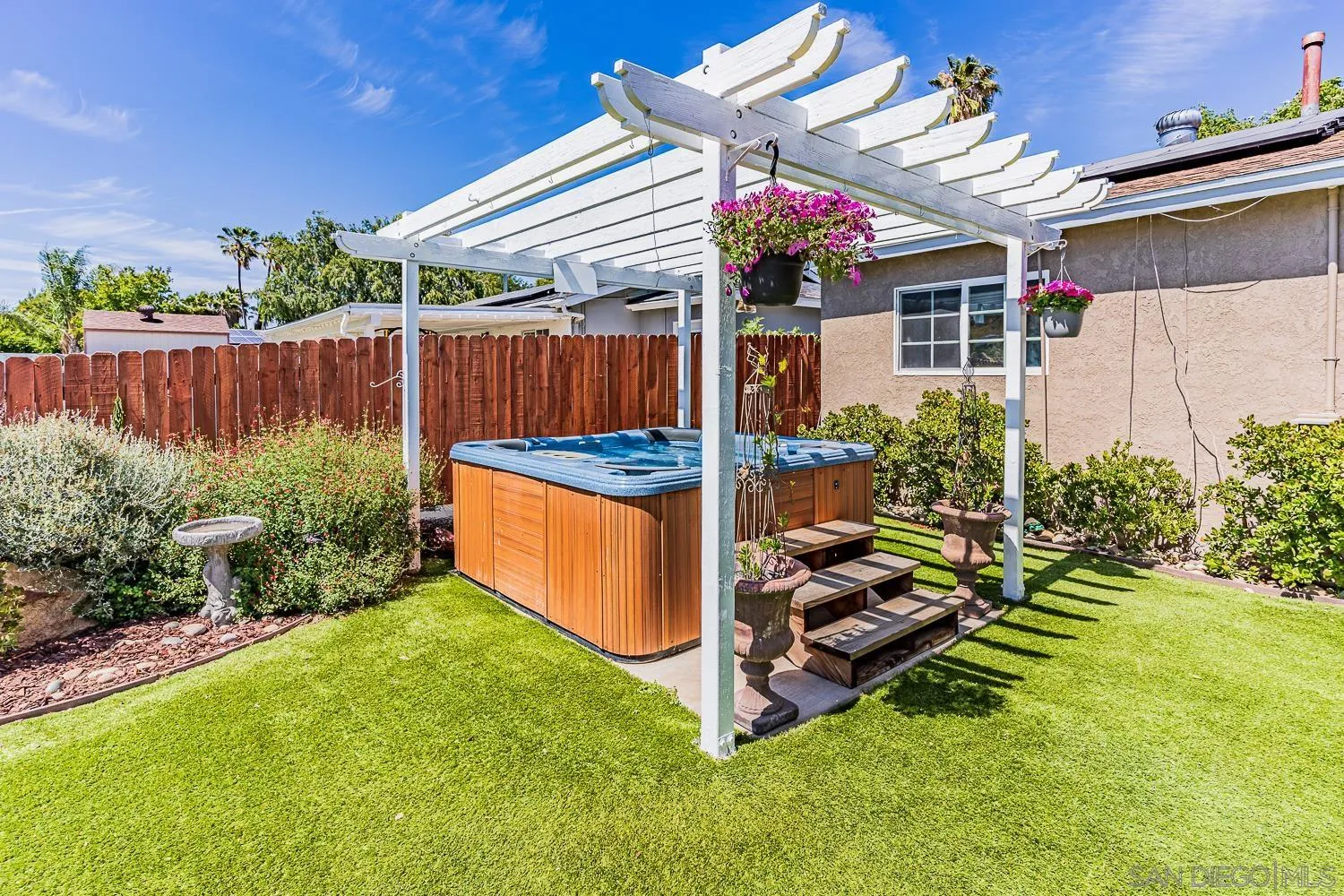 9213 Dalehurst Road Santee, CA 92071 - Photo 17 of 31 a view of a backyard with plants