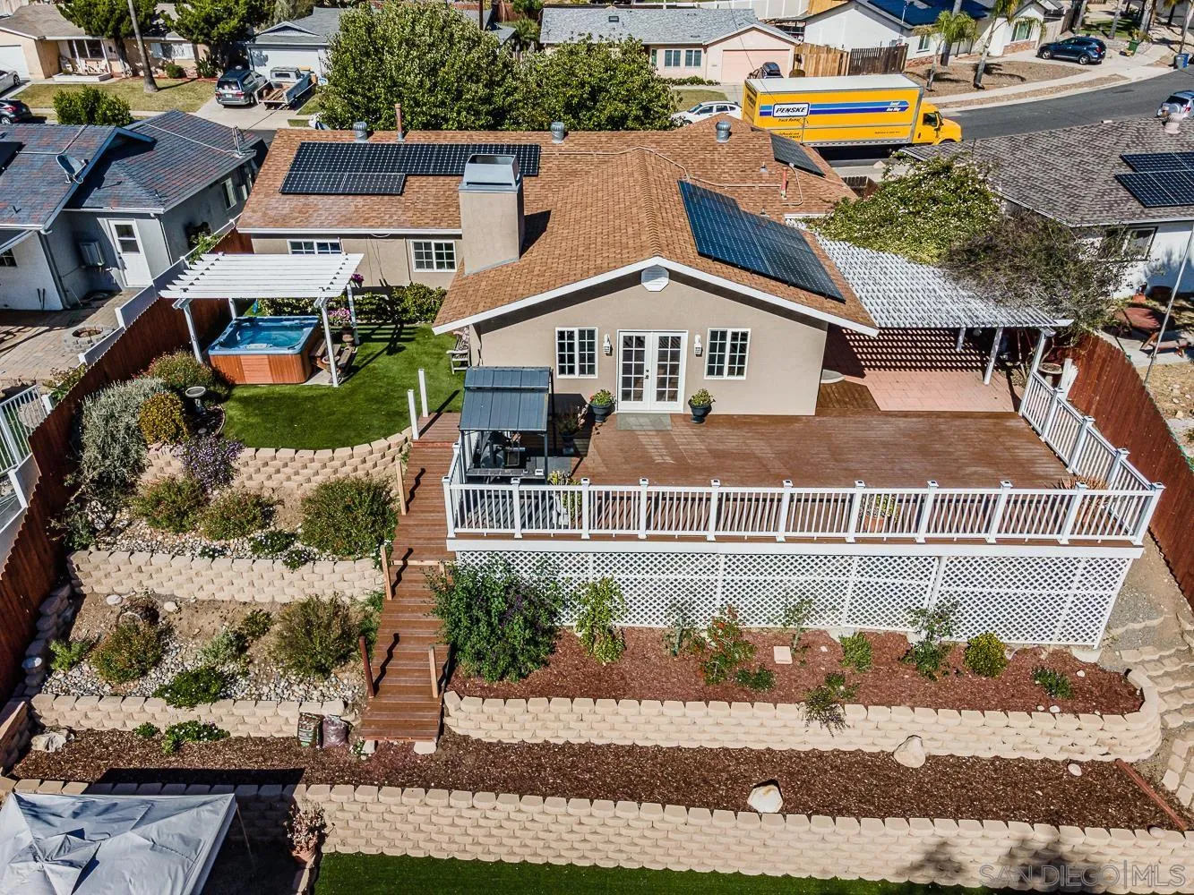9213 Dalehurst Road Santee, CA 92071 - Photo 26 of 31 an aerial view of a house