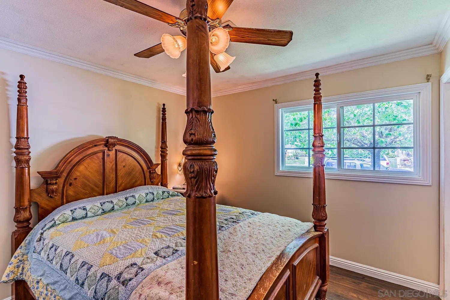 9213 Dalehurst Road Santee, CA 92071 - Photo 10 of 31 a bedroom with a bed and a window