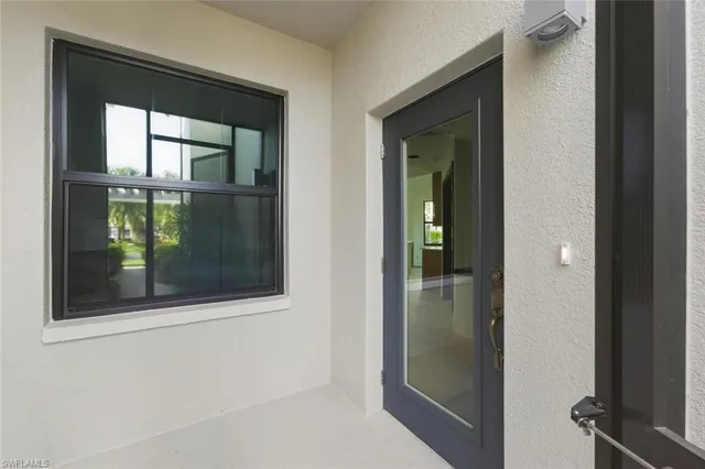 front view of a window of a house