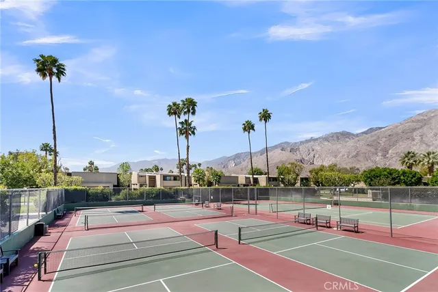 a view of a tennis court