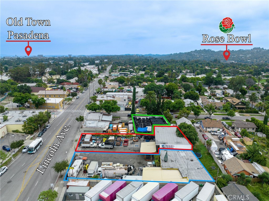 451 Del Monte Street Pasadena, CA 91103 - Photo 11 of 14 an aerial view of a city