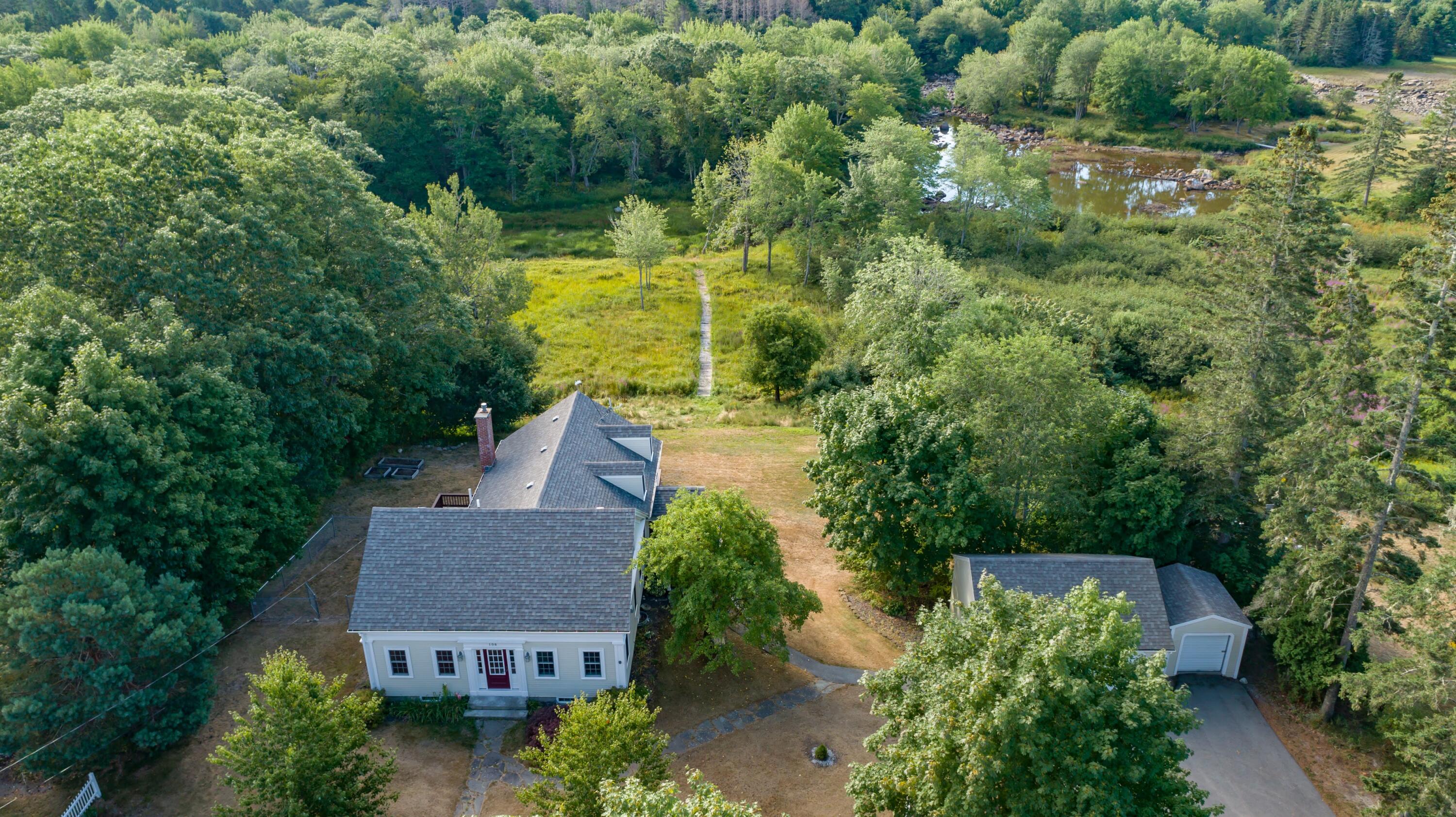 108 Village Road Steuben, ME 04680 - Photo 9 of 73 108 Village Rd Ext-Aerial