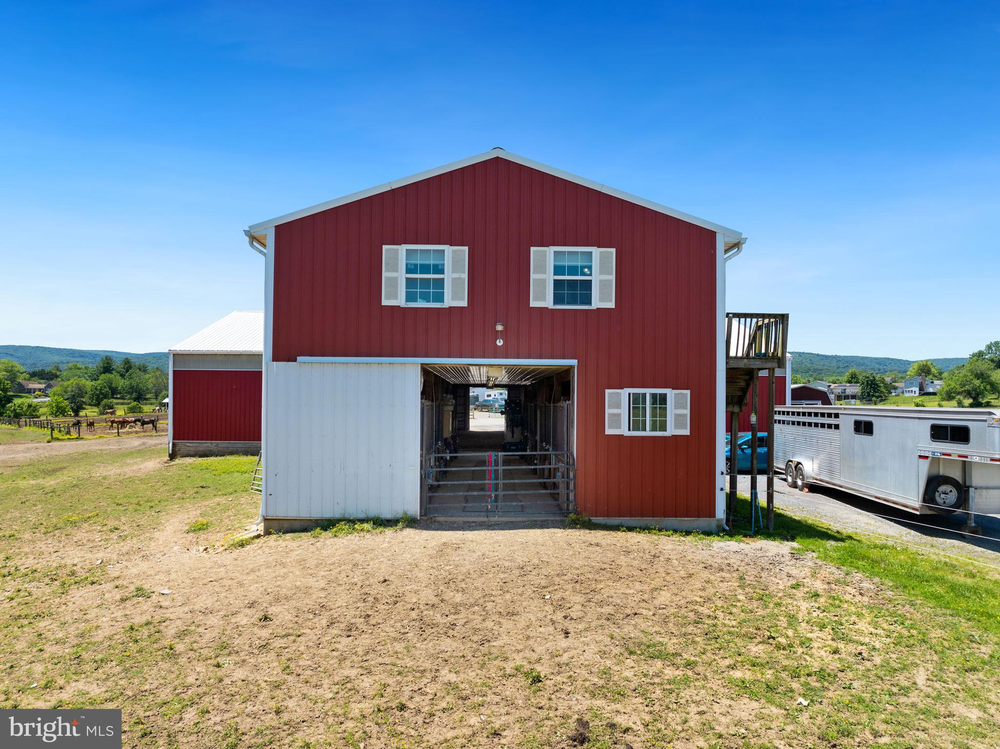 9912 Masser Road Frederick, MD 21702 - Photo 4 of 140 Barn 1 - 8 stalls, indoor and outdoor ring