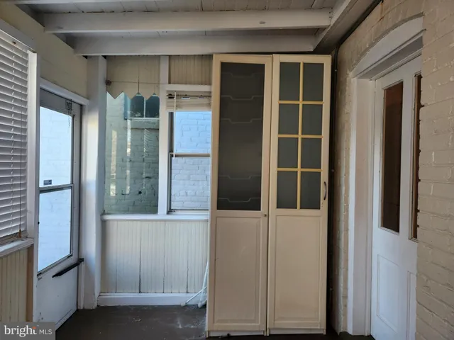 a view of front door