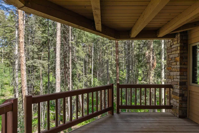 a view of a balcony