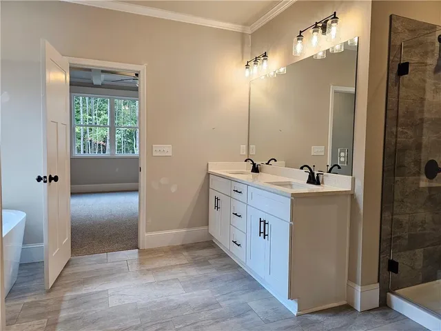 a view of empty room