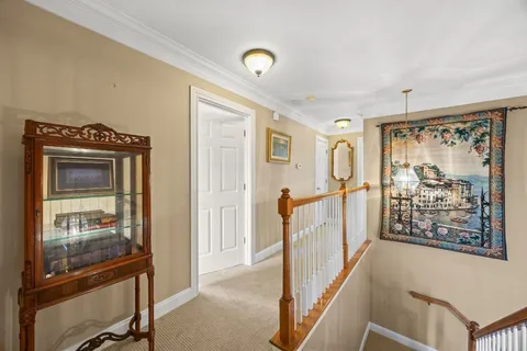 a house with trees in front of it