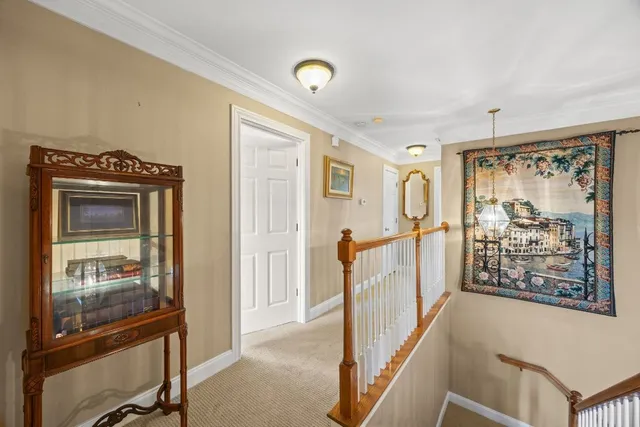 a house with trees in front of it