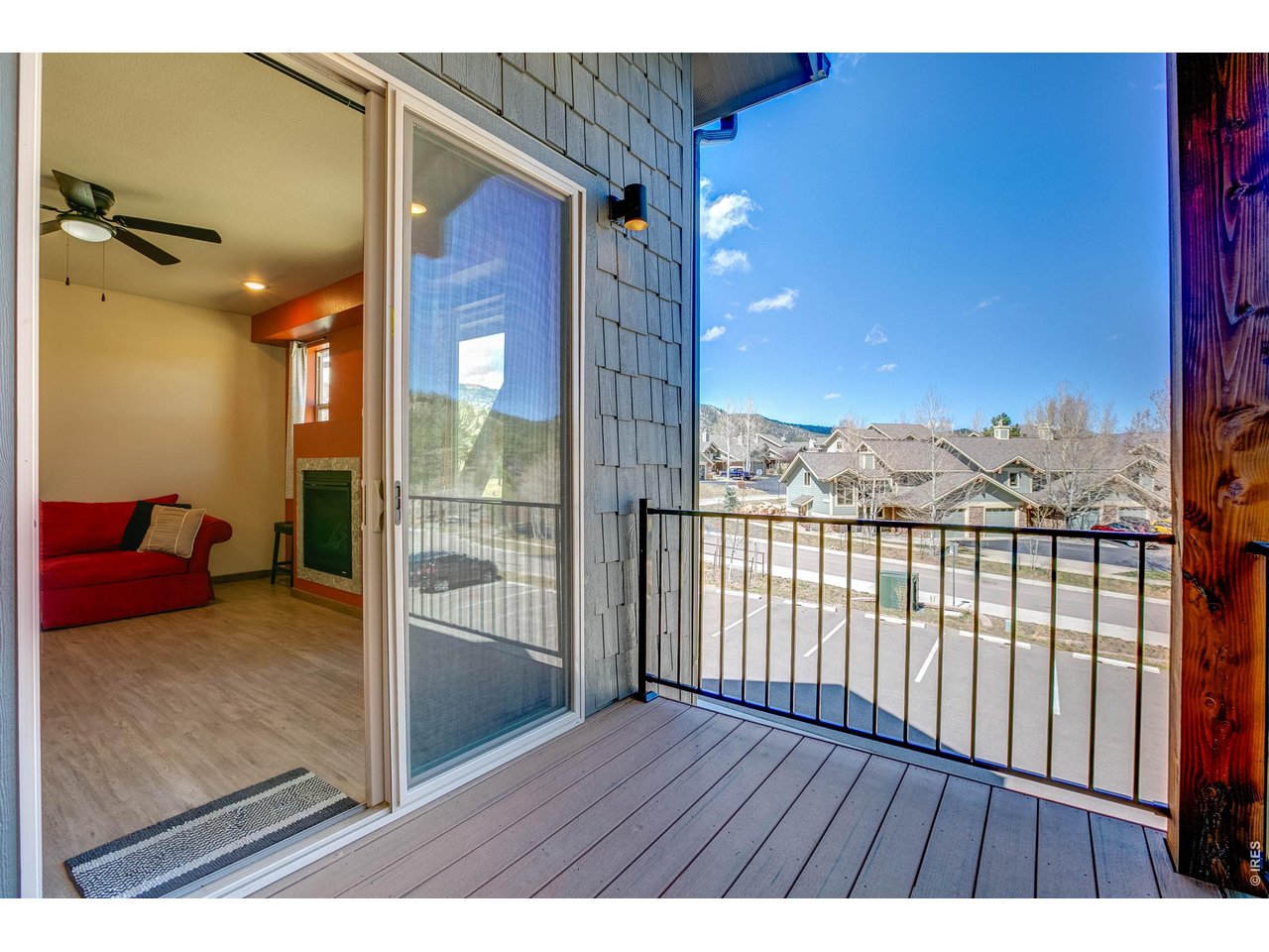 1802 Wildfire Road, Unit 204 Estes Park, CO 80517 - Photo 16 of 35 a view of a balcony from door