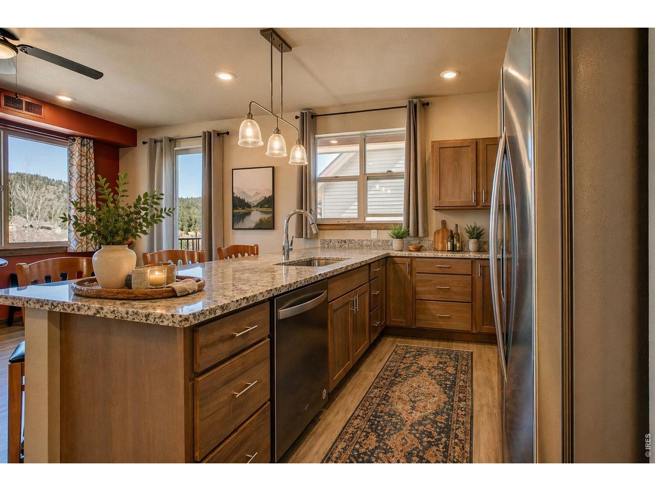 1802 Wildfire Road, Unit 204 Estes Park, CO 80517 - Photo 6 of 35 Plenty of counter space and storage. (Some photos are virtually staged to show potential use of space)
