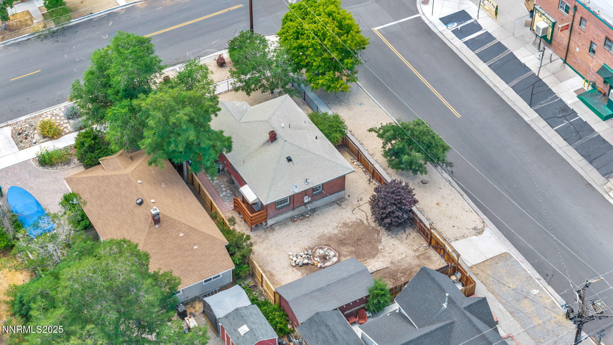 960 Ralston Street Reno, NV 89503 - Photo 39 of 59 an aerial view of a house with a yard
