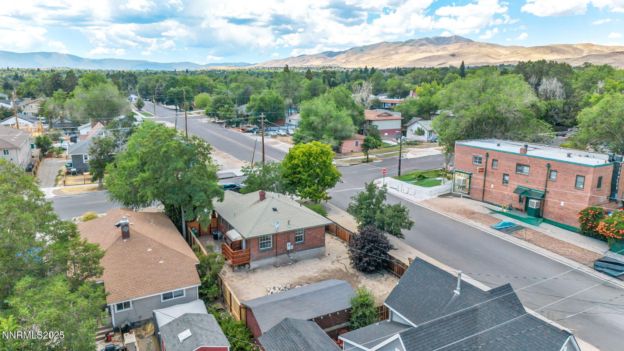 960 Ralston Street Reno, NV 89503 - Photo 41 of 59 an aerial view of a city with streets and houses