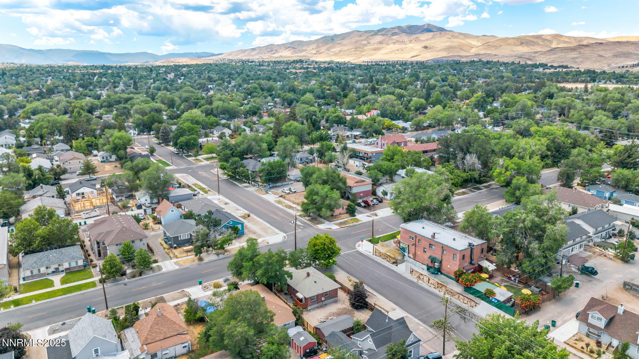 960 Ralston Street Reno, NV 89503 - Photo 46 of 59 an aerial view of residential building with green space