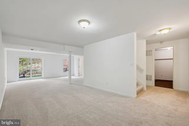 a view of an empty room