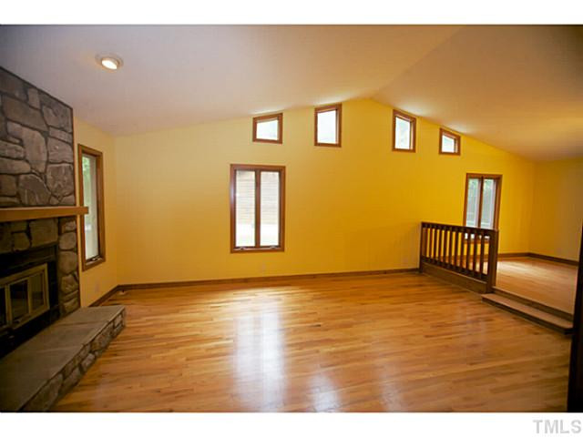 5035 Butternut Road Durham, NC 27707 - Photo 3 of 11 Vaulted living with hardwoods