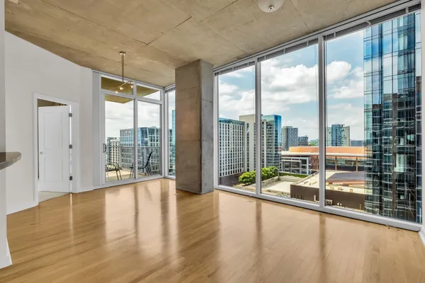 a room with window