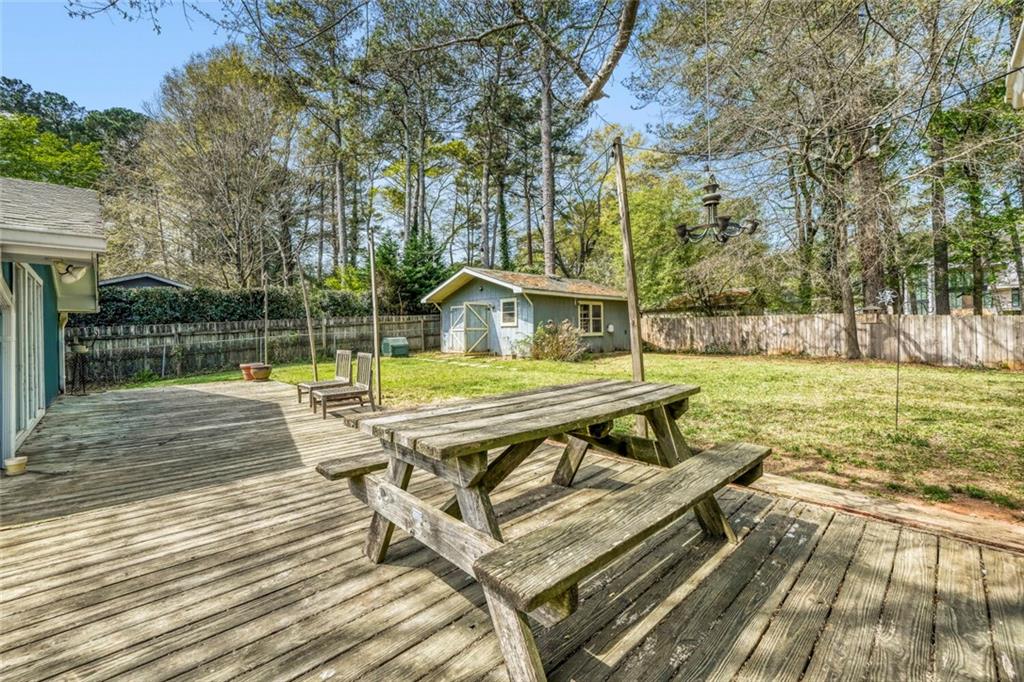 2754 Esquire Way Tucker, GA 30084 - Photo 36 of 49 a view of a house with swimming pool and sitting area