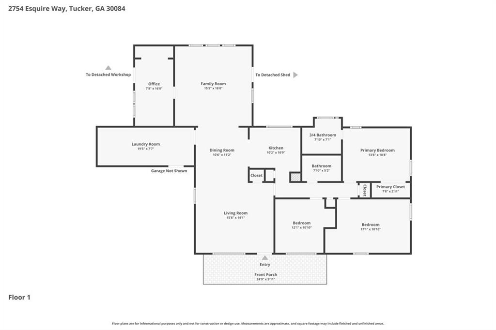 2754 Esquire Way Tucker, GA 30084 - Photo 47 of 49 a picture of floor plan