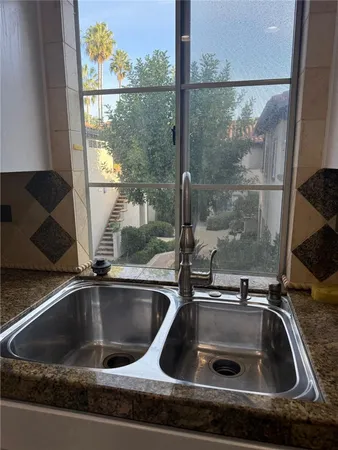 a close view of sink and tap