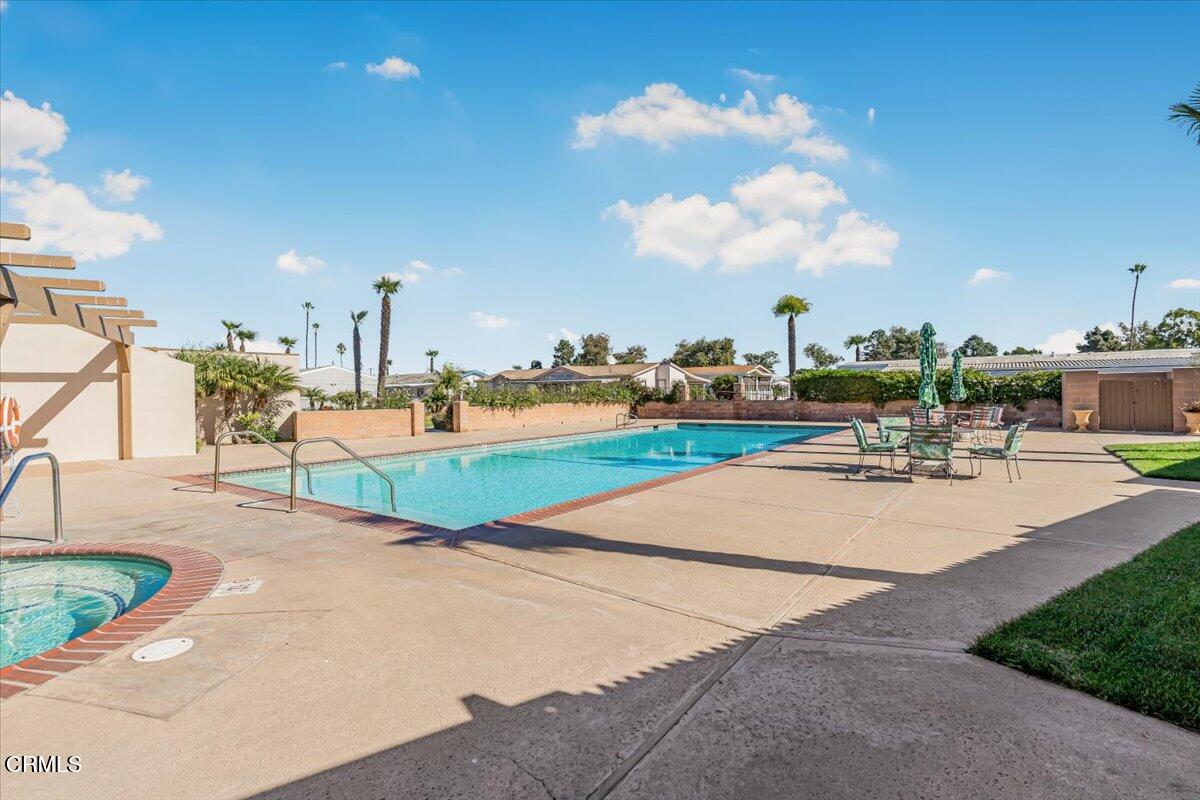 145 Ibsen Place, Unit 3 Oxnard, CA 93033 - Photo 33 of 47 a view of a backyard with sitting area