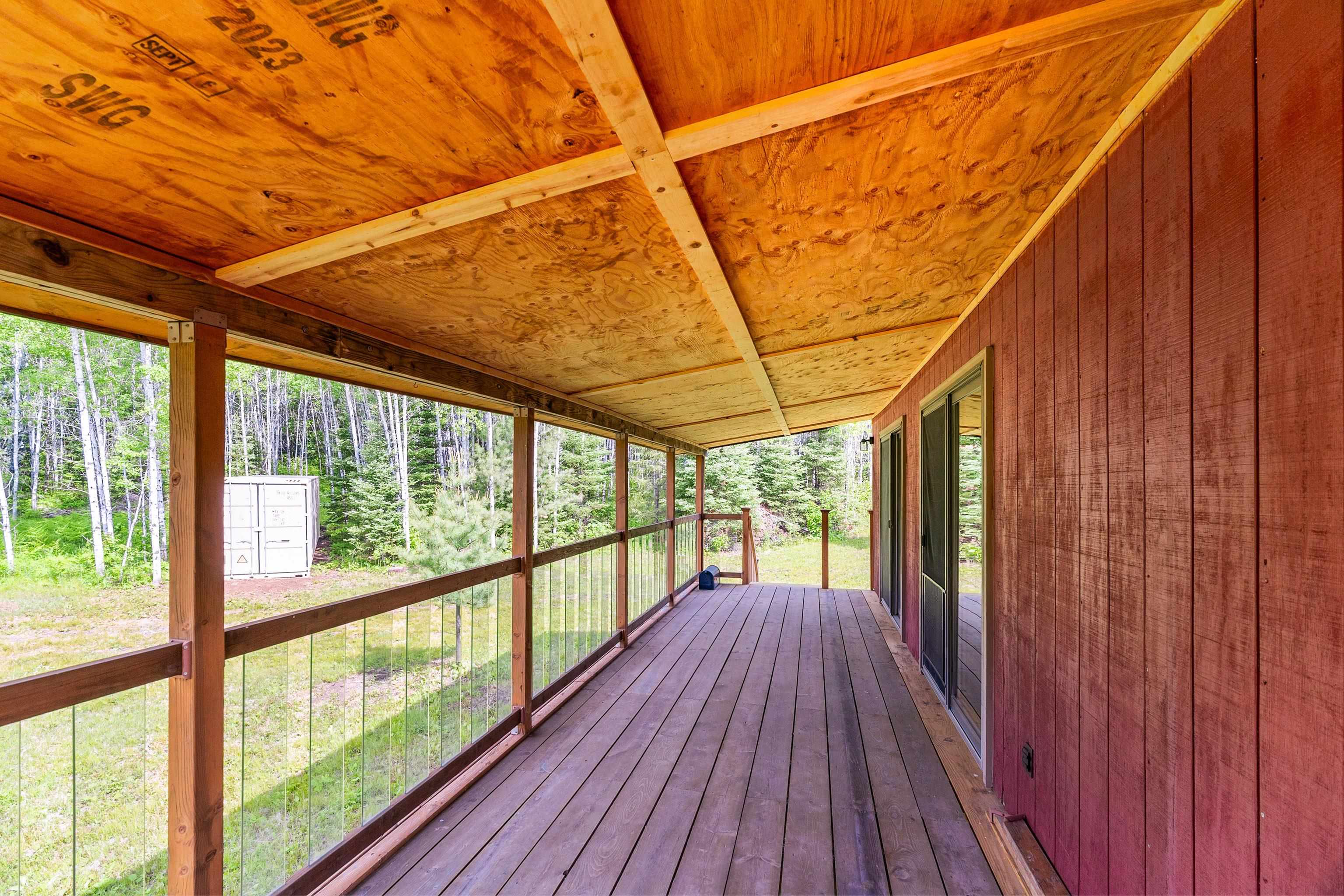 1612 Pequaywan Lake Road Brimson, MN 55602 - Photo 10 of 45 View of deck