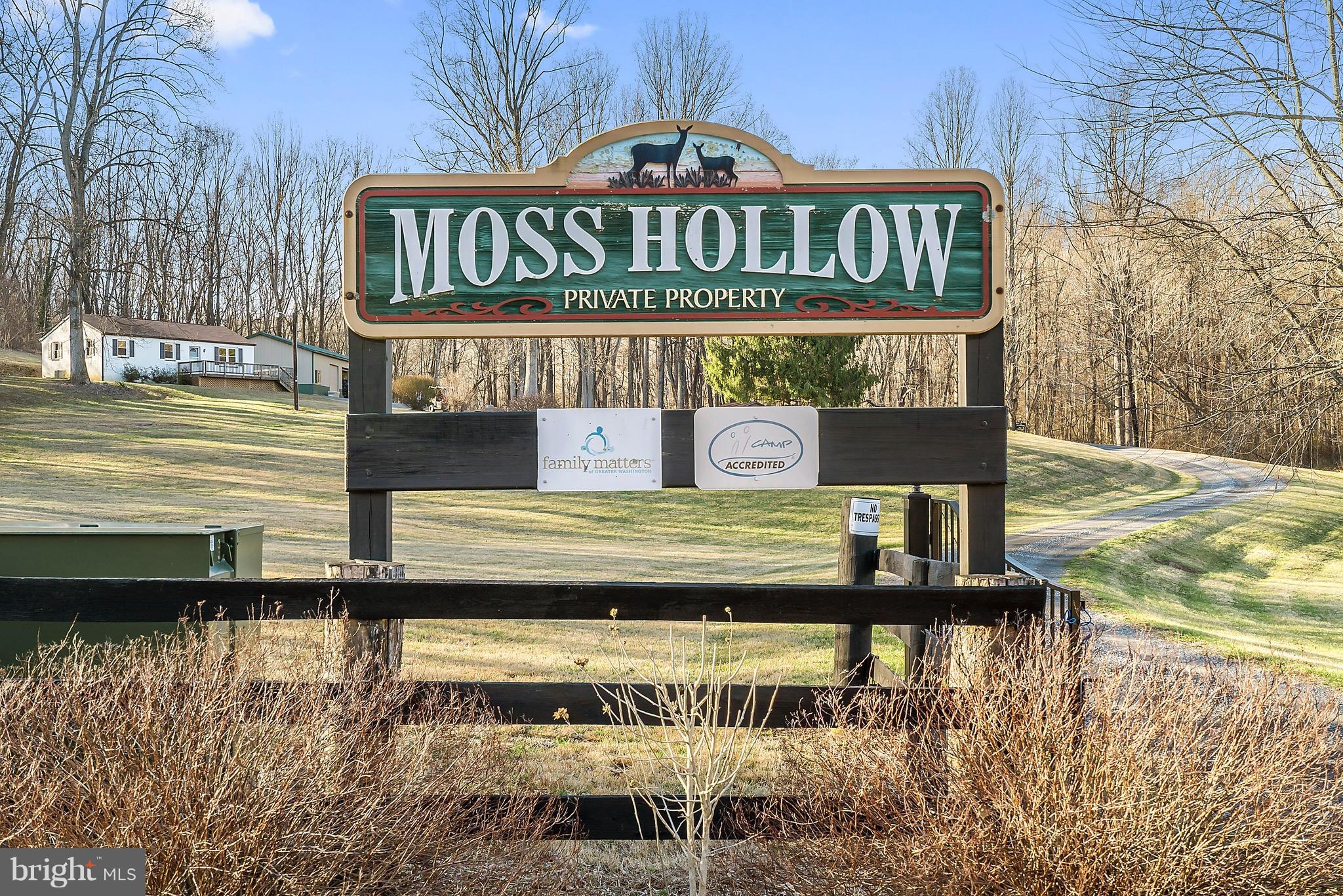 12494 Moss Hollow Road Markham, VA 22643 - Photo 1 of 26 Camp Moss Hollow Welcome Sign