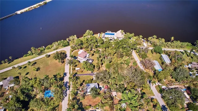 a view of street with houses