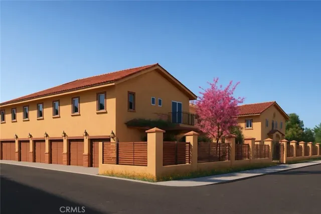 a front view of a house with yard