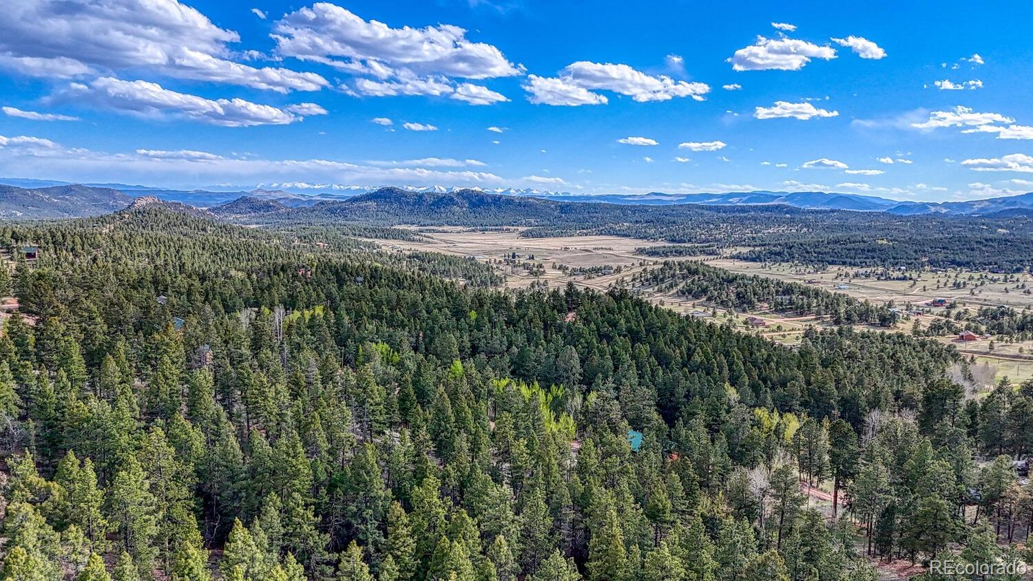 318 Southgate Road Florissant, CO 80816 - Photo 36 of 48 a view of a city with green space
