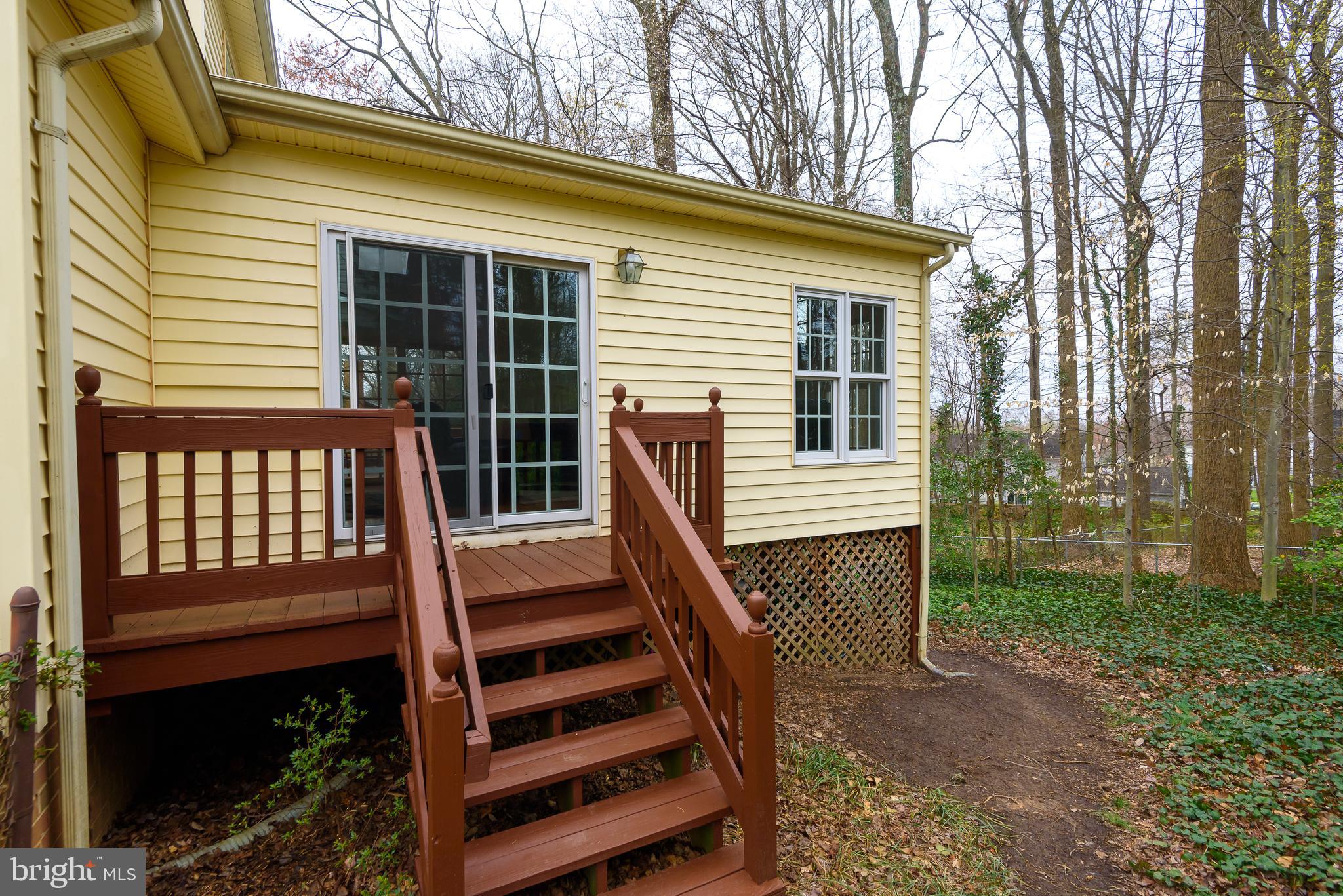 6912 Sydenstricker Road Springfield, VA 22152 - Photo 36 of 41 Side Deck to Yard