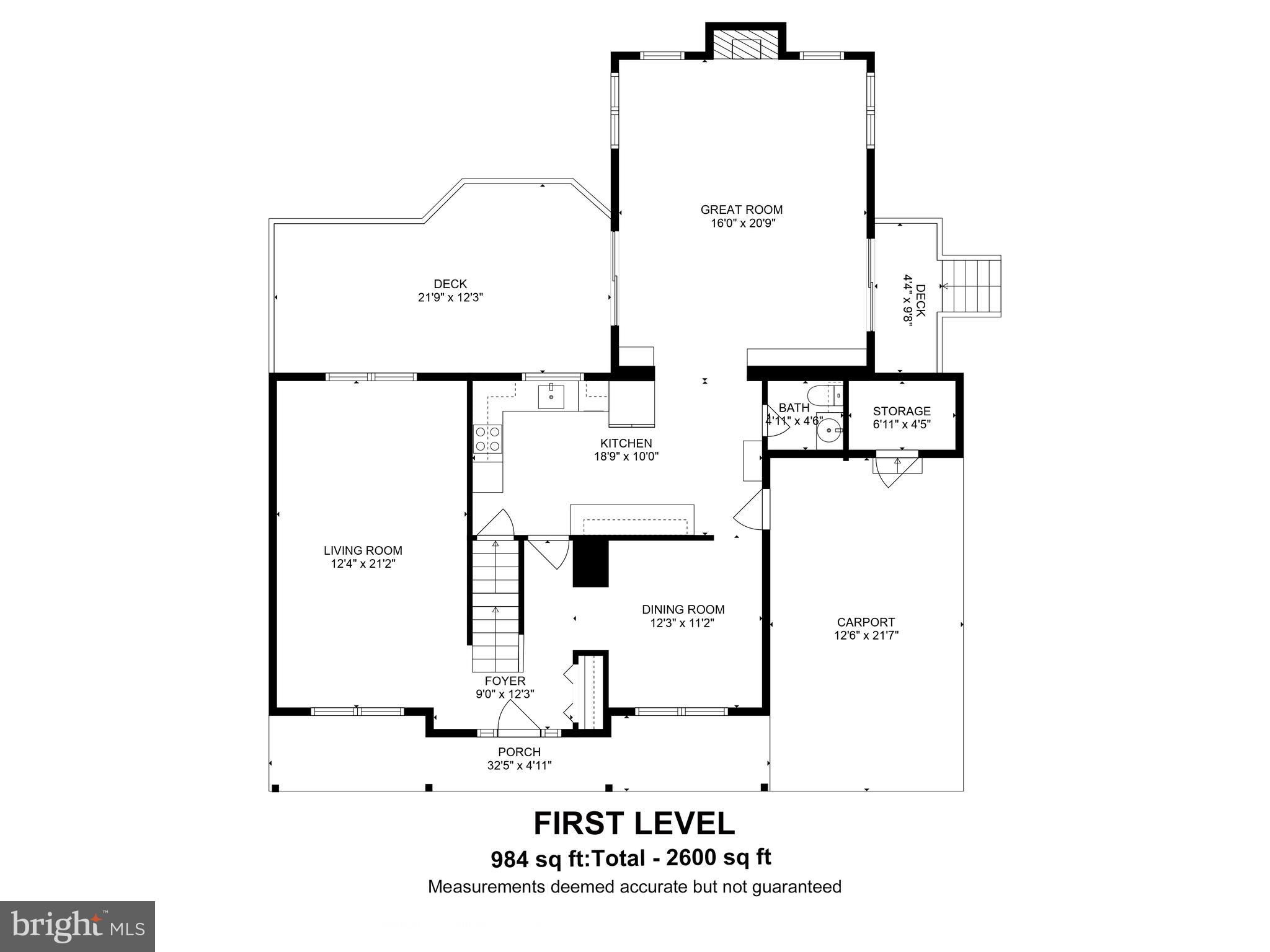 6912 Sydenstricker Road Springfield, VA 22152 - Photo 39 of 41 Main Level Floor Plan