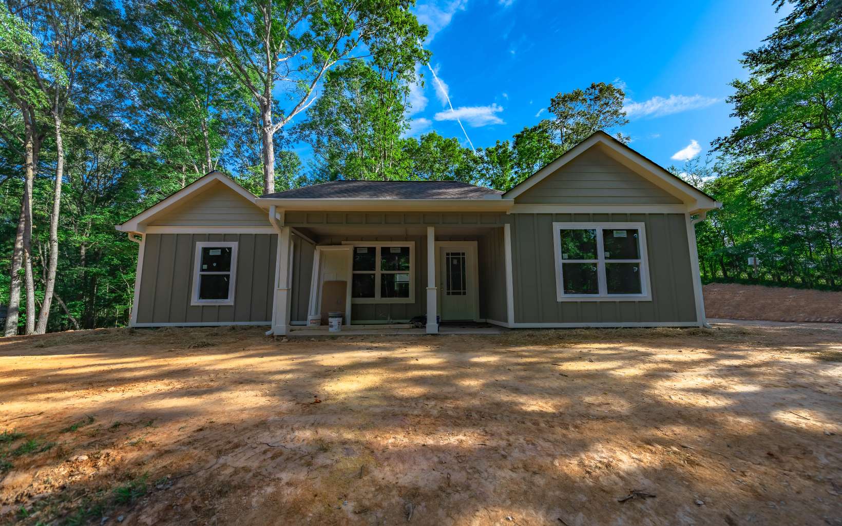 4674 Yukon Road Ellijay, GA 30536 - Photo 1 of 1 a view of a yard in front of a house with large trees