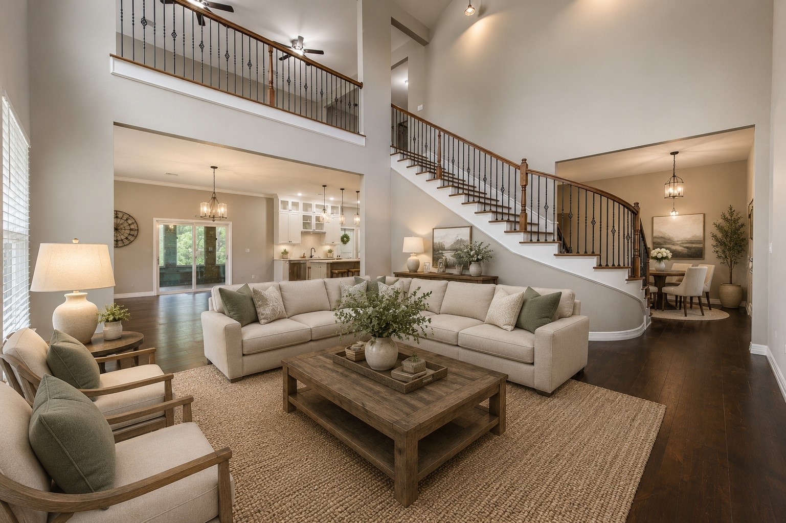 20531 Faye Tomball, TX 77377 - Photo 12 of 43 a living room with furniture and a wooden floor