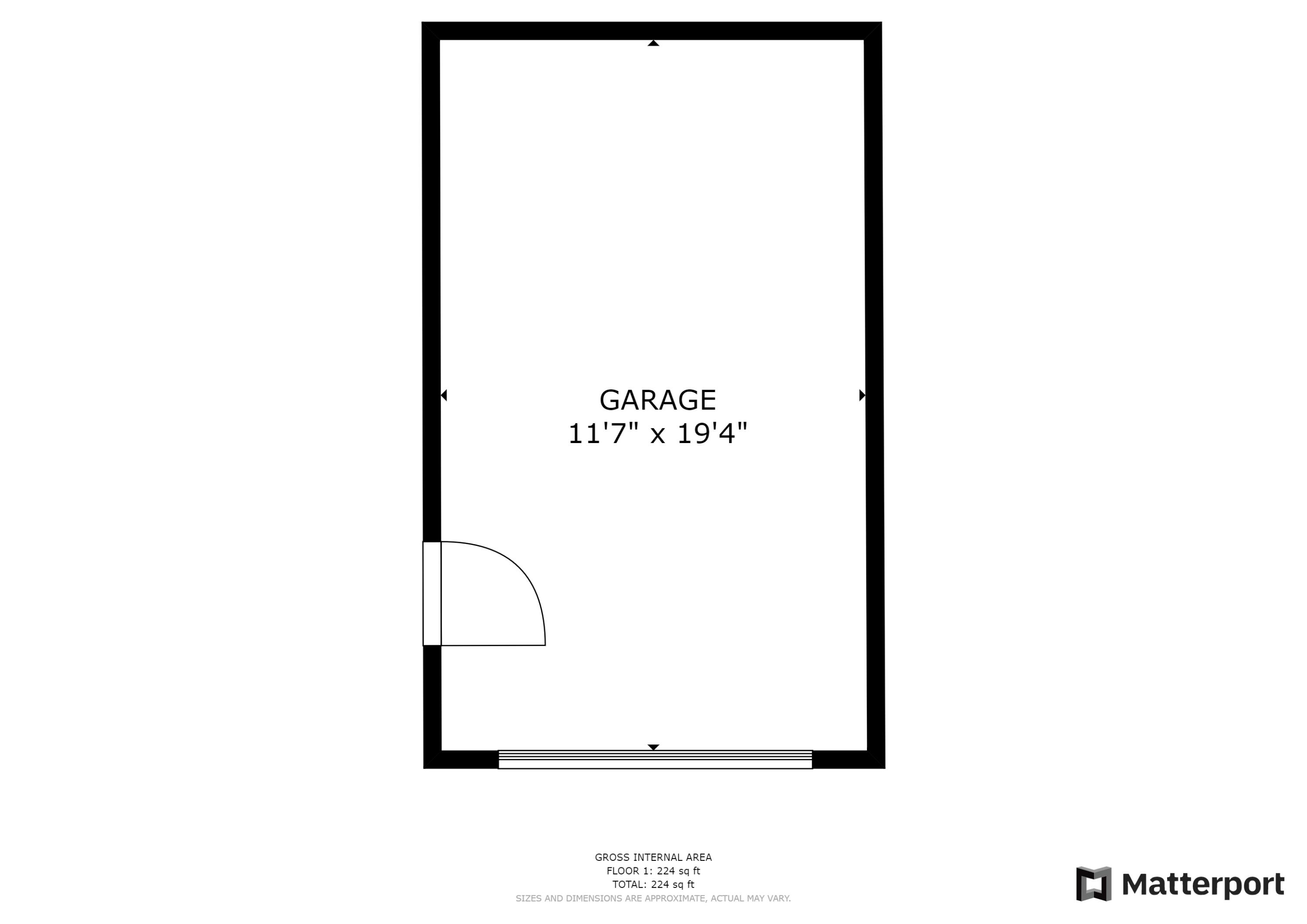 3015 Merriman Road, Unit 8 Medford, OR 97501 - Photo 24 of 24 Garage Floorplan 3015 Merriman St #8