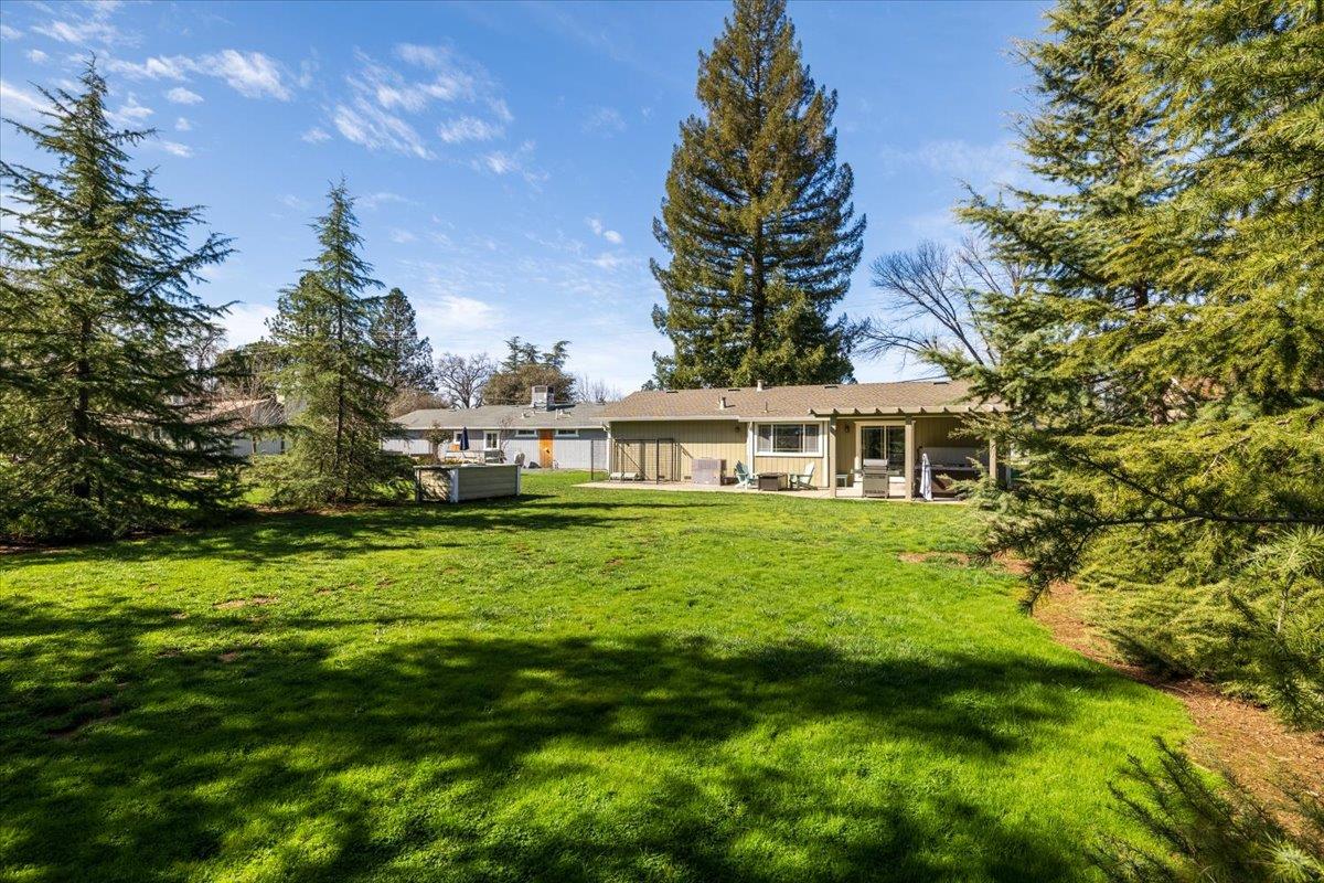11195 Ringtail Road Penn Valley, CA 95946 - Photo 29 of 47 a front view of a house with a garden