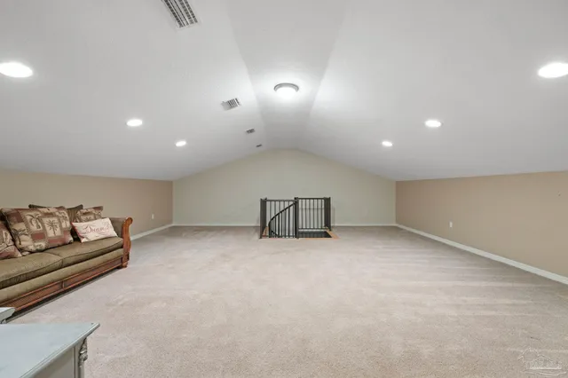 a view of livingroom and couch